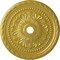 Ekena Millwork Palmetto Ceiling Medallion (Fits Canopies up to 7 5/8"), 31 1/2"OD x 3 5/8"ID x 1 3/4"P, Rich Gold CM31PMRGS - alternate 1